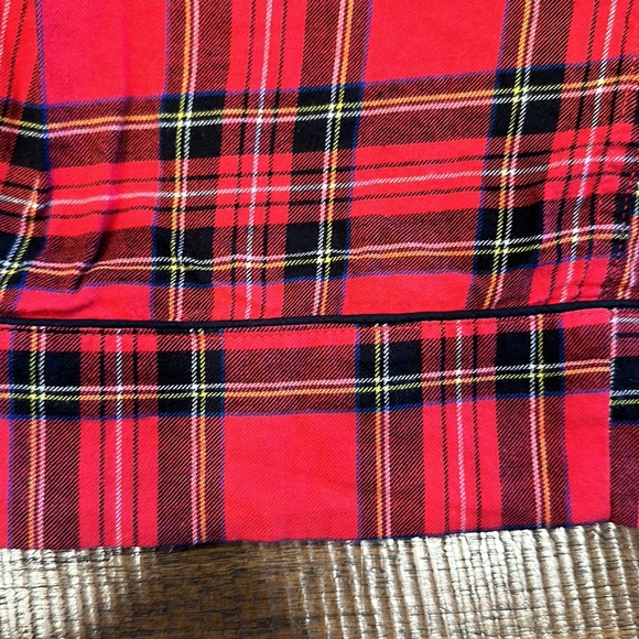 J.Crew black and red plaid pj pants medium - Picture 6 of 6